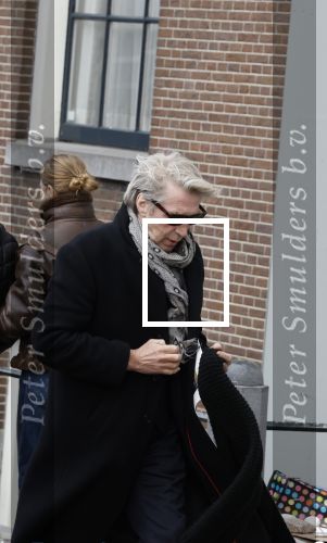 Amsterdam 15 april 2023
Frank Boeijen met zijn vrouw op straat in het centrum van Amsterdam.