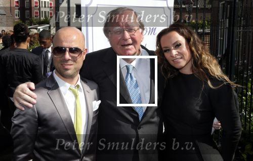 Amsterdam, 21 Juli 2012
Huub Oosterhuis met zijn zoon Tjeerd Oosterhuis en dochter Trijntje Oosterhuis