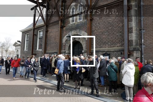Amsterdam 15 april 2023
Herdenkingstdienst vooraf aan de begrafenis van Huub Oosterhuis in de Westertoren . Daarna gingen ze met de boot naar begraafplaats Zorgvlied