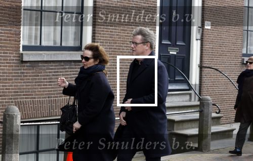 Amsterdam 15 april 2023
Herdenkingstdienst vooraf aan de begrafenis van Huub Oosterhuis in de Westertoren . Daarna gingen ze met de boot naar begraafplaats Zorgvlied