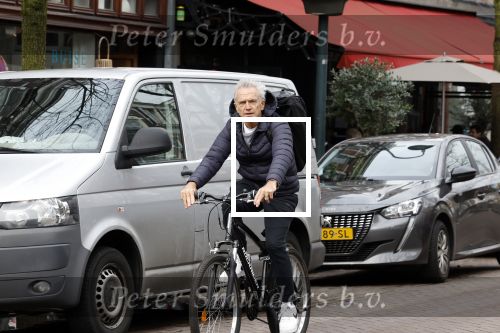 Amsterdam 21 maart 2023
Jaap Jongbloed op zijn fiets onderweg naar de sportschool.