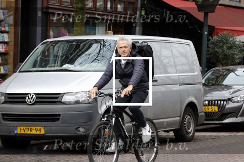 Amsterdam 21 maart 2023
Jaap Jongbloed op zijn fiets onderweg naar de sportschool.