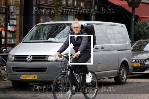 Amsterdam 21 maart 2023
Jaap Jongbloed op zijn fiets onderweg naar de sportschool.