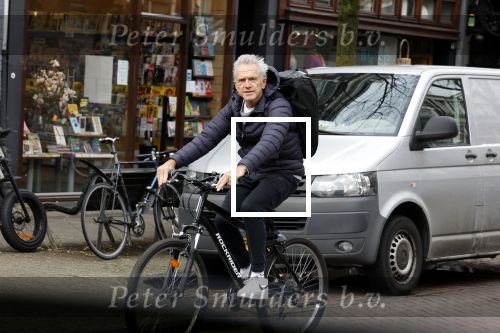 Amsterdam 21 maart 2023
Jaap Jongbloed op zijn fiets onderweg naar de sportschool.