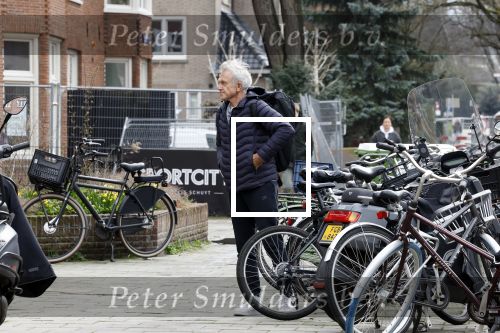 Amsterdam 21 maart 2023
Jaap Jongbloed op zijn fiets onderweg naar de sportschool.