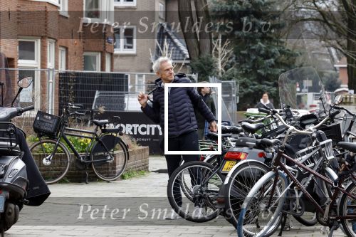 Amsterdam 21 maart 2023
Jaap Jongbloed op zijn fiets onderweg naar de sportschool.