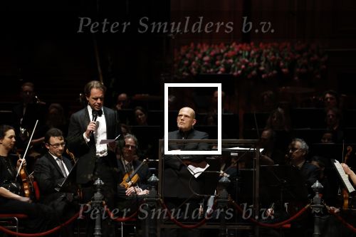 Amsterdam 18 april 2023
Jaap v Zweden krijgt de concertgebouwprijs 2023 in het concertgebouw uit handen van directeur Simon Reinink .