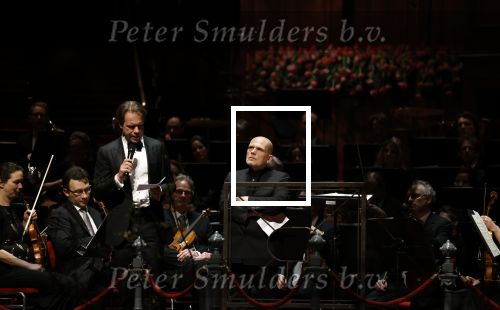 Amsterdam 18 april 2023
Jaap v Zweden krijgt de concertgebouwprijs 2023 in het concertgebouw uit handen van directeur Simon Reinink .