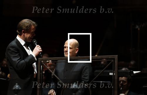 Amsterdam 18 april 2023
Jaap v Zweden krijgt de concertgebouwprijs 2023 in het concertgebouw uit handen van directeur Simon Reinink .