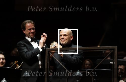 Amsterdam 18 april 2023
Jaap v Zweden krijgt de concertgebouwprijs 2023 in het concertgebouw uit handen van directeur Simon Reinink .