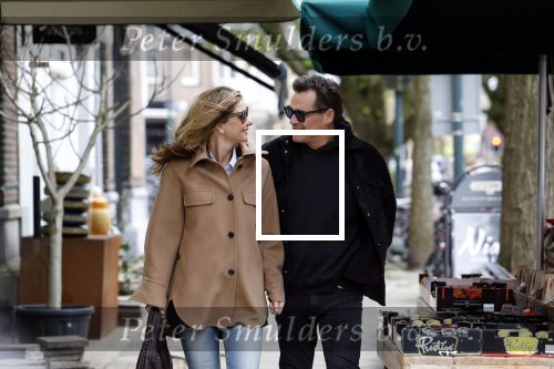 Amsterdam 15 april 2023
Jeroen v d Boom met zijn vrouw Dani in Amsterdam Zuid