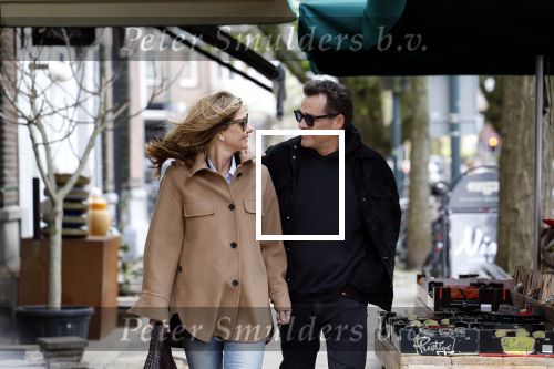 Amsterdam 15 april 2023
Jeroen v d Boom met zijn vrouw Dani in Amsterdam Zuid