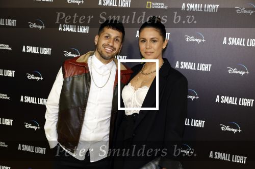 Amsterdam 17 april  2023
Premiere a small light in Tuschinski.
Jody Bernal met zijn vrouw