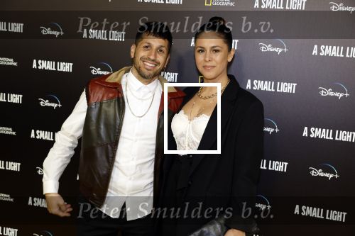 Amsterdam 17 april  2023
Premiere a small light in Tuschinski.
Jody Bernal met zijn vrouw