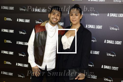 Amsterdam 17 april  2023
Premiere a small light in Tuschinski.
Jody Bernal met zijn vrouw