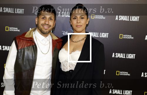 Amsterdam 17 april  2023
Premiere a small light in Tuschinski.
Jody Bernal met zijn vrouw