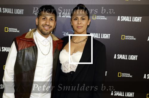 Amsterdam 17 april  2023
Premiere a small light in Tuschinski.
Jody Bernal met zijn vrouw