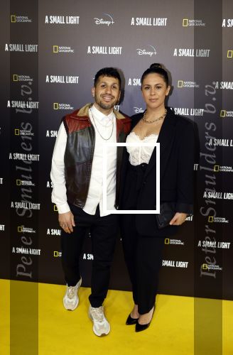 Amsterdam 17 april  2023
Premiere a small light in Tuschinski.
Jody Bernal met zijn vrouw