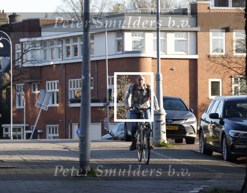 Amsterdam 14 april 2023
Johan neijenhuis op de fiets in Amsterdam zuid.