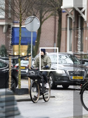 Amsterdam 22 maart 2023
Kim v Kooten op de fiets in Amsterdam zuid.