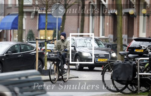 Amsterdam 22 maart 2023
Kim v Kooten op de fiets in Amsterdam zuid.