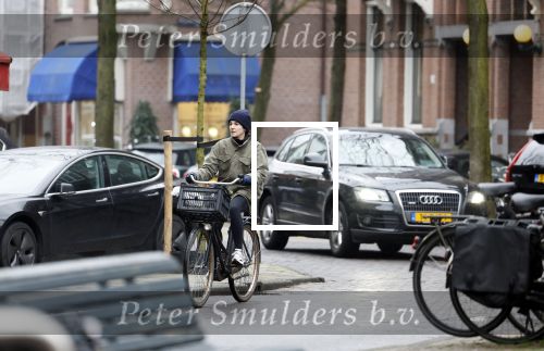 Amsterdam 22 maart 2023
Kim v Kooten op de fiets in Amsterdam zuid.