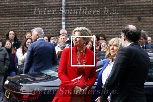 Amsterdam 12 april 2023
Koningin Maxima en Brigitte Macron bij het Anne Frank Huis