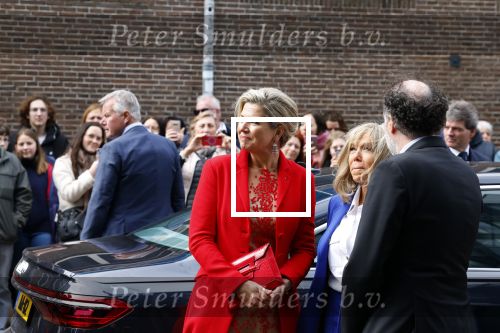 Amsterdam 12 april 2023
Koningin Maxima en Brigitte Macron bij het Anne Frank Huis