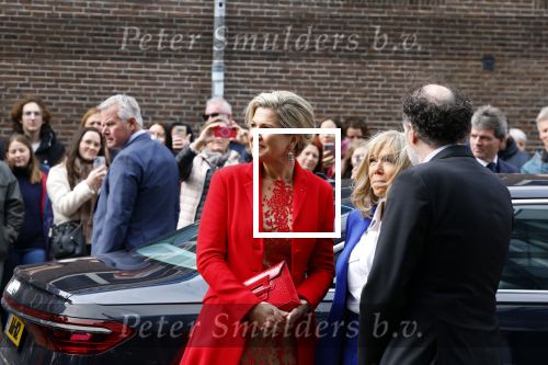 Amsterdam 12 april 2023
Koningin Maxima en Brigitte Macron bij het Anne Frank Huis