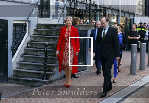 Amsterdam 12 april 2023
Koningin Maxima en Brigitte Macron bij het Anne Frank Huis