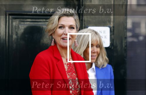 Amsterdam 12 april 2023
Koningin Maxima en Brigitte Macron bij het Anne Frank Huis
