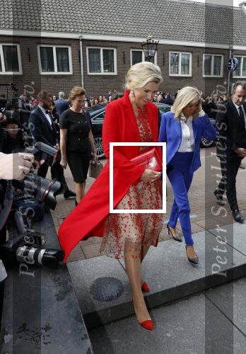 Amsterdam 12 april 2023
Koningin Maxima en Brigitte Macron bij het Anne Frank Huis
