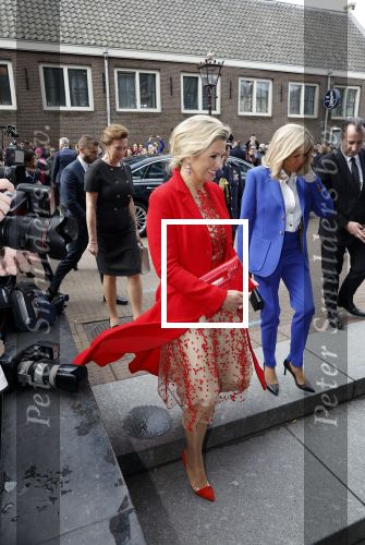 Amsterdam 12 april 2023
Koningin Maxima en Brigitte Macron bij het Anne Frank Huis