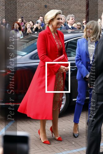 Amsterdam 12 april 2023
Koningin Maxima en Brigitte Macron bij het Anne Frank Huis