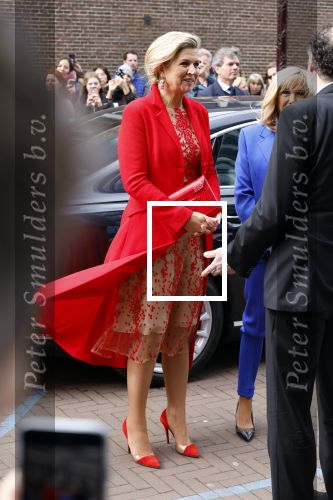 Amsterdam 12 april 2023
Koningin Maxima en Brigitte Macron bij het Anne Frank Huis