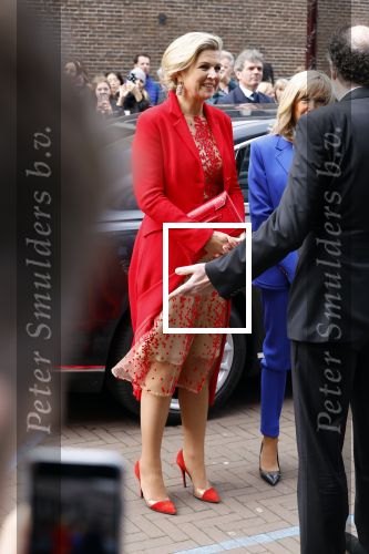 Amsterdam 12 april 2023
Koningin Maxima en Brigitte Macron bij het Anne Frank Huis