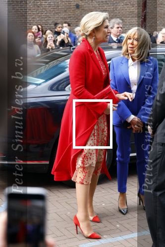 Amsterdam 12 april 2023
Koningin Maxima en Brigitte Macron bij het Anne Frank Huis