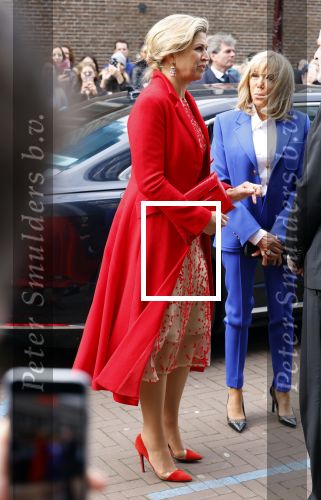 Amsterdam 12 april 2023
Koningin Maxima en Brigitte Macron bij het Anne Frank Huis