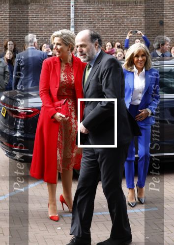 Amsterdam 12 april 2023
Koningin Maxima en Brigitte Macron bij het Anne Frank Huis