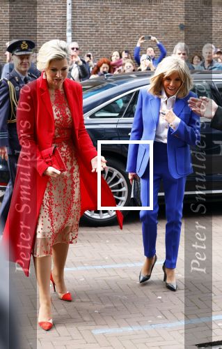 Amsterdam 12 april 2023
Koningin Maxima en Brigitte Macron bij het Anne Frank Huis