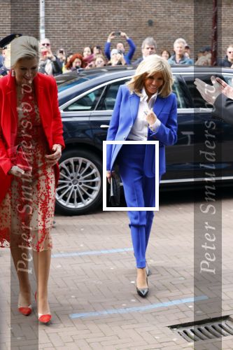Amsterdam 12 april 2023
Koningin Maxima en Brigitte Macron bij het Anne Frank Huis