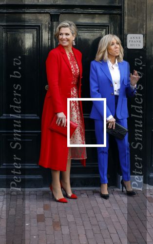 Amsterdam 12 april 2023
Koningin Maxima en Brigitte Macron bij het Anne Frank Huis