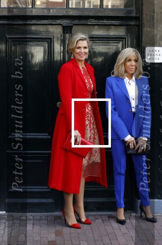 Amsterdam 12 april 2023
Koningin Maxima en Brigitte Macron bij het Anne Frank Huis