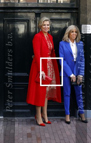 Amsterdam 12 april 2023
Koningin Maxima en Brigitte Macron bij het Anne Frank Huis
