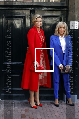 Amsterdam 12 april 2023
Koningin Maxima en Brigitte Macron bij het Anne Frank Huis