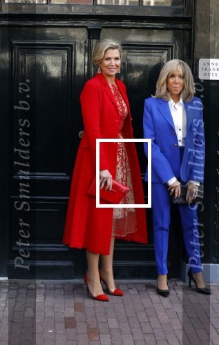 Amsterdam 12 april 2023
Koningin Maxima en Brigitte Macron bij het Anne Frank Huis