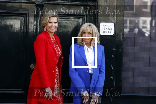 Amsterdam 12 april 2023
Koningin Maxima en Brigitte Macron bij het Anne Frank Huis