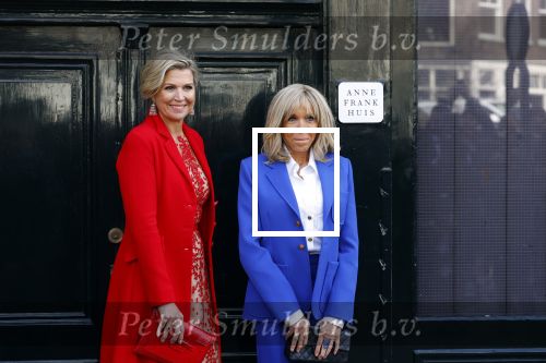 Amsterdam 12 april 2023
Koningin Maxima en Brigitte Macron bij het Anne Frank Huis