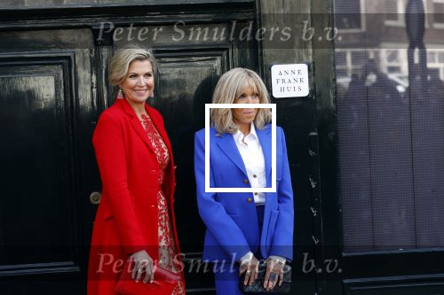 Amsterdam 12 april 2023
Koningin Maxima en Brigitte Macron bij het Anne Frank Huis