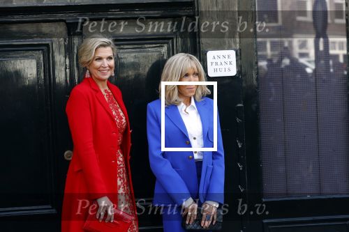 Amsterdam 12 april 2023
Koningin Maxima en Brigitte Macron bij het Anne Frank Huis